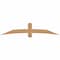 Ekena Millwork Bellingham Timber Gable Bracket, Western Red Cedar, 84"W x 17"H x 3 1/2"D x 5 1/2"F, 5/12 Pitch GBW084X17X0406BEL00SWR - alternate 1